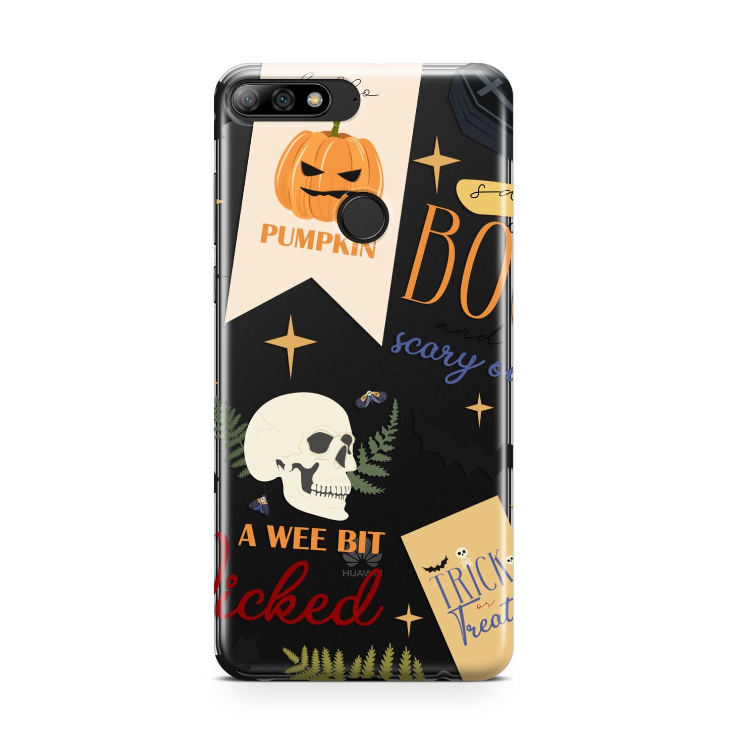 Dramatic Halloween Illustrations Huawei Y7 2018