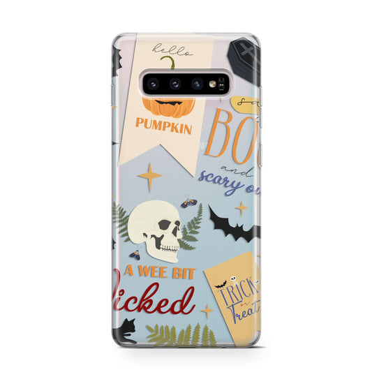 Dramatic Halloween Illustrations Protective Samsung Galaxy Case