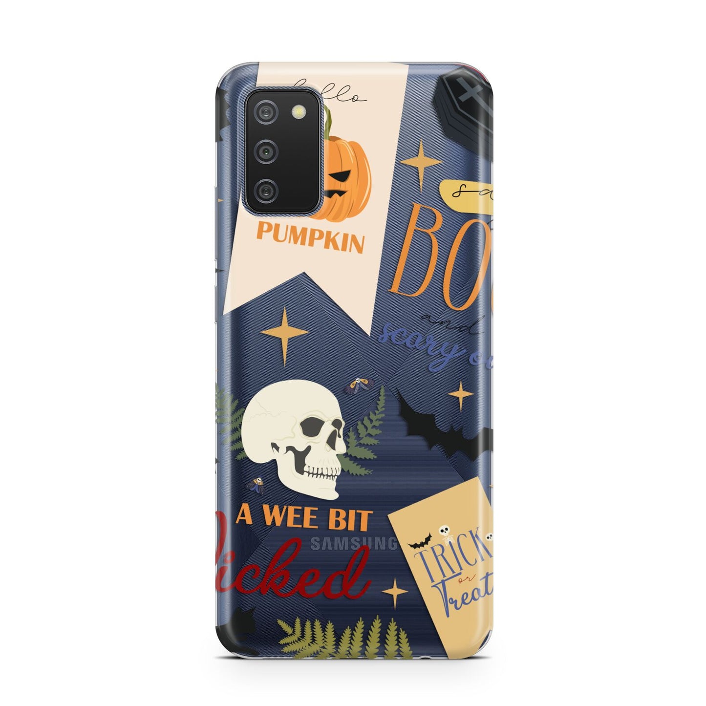 Dramatic Halloween Illustrations Samsung A02s Case