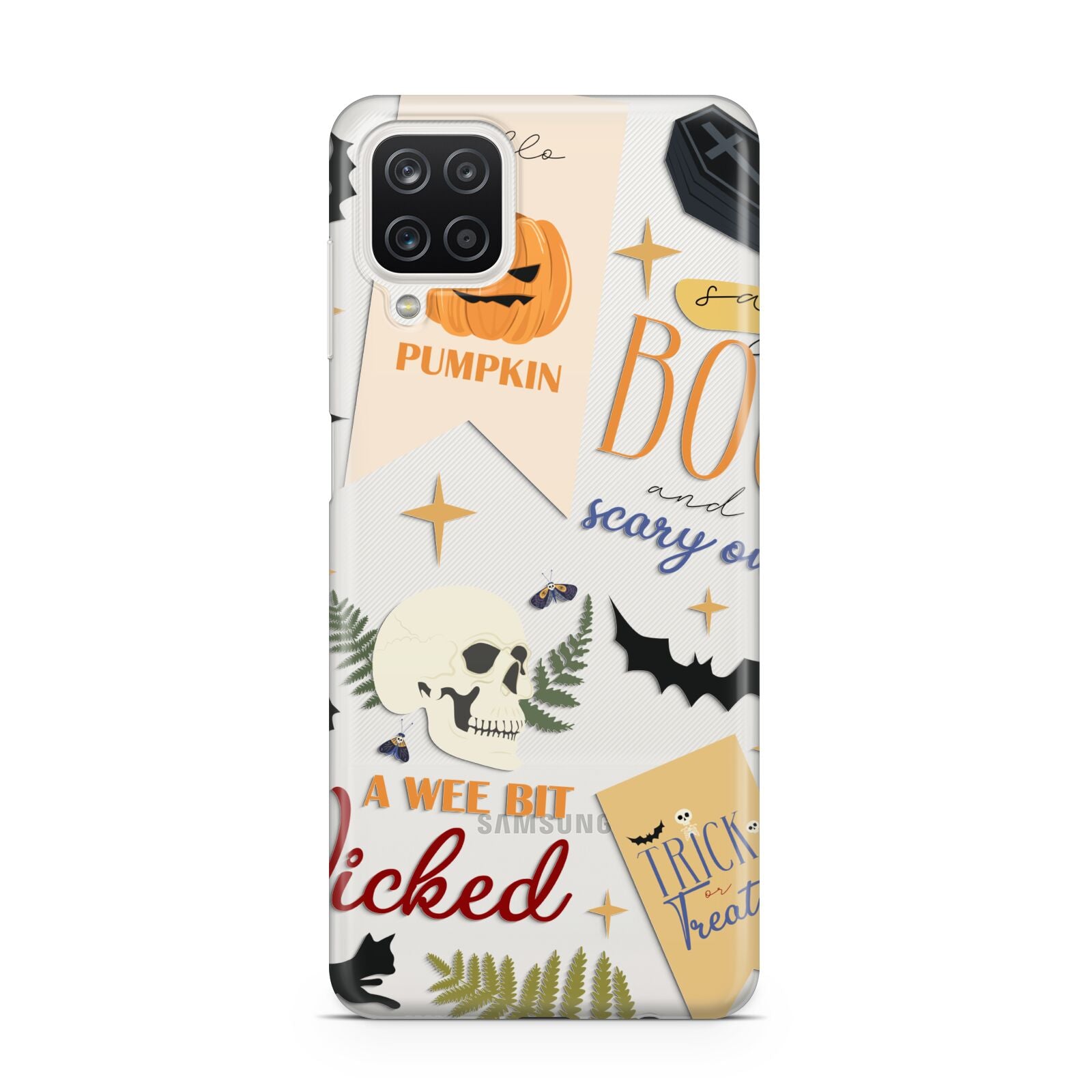 Dramatic Halloween Illustrations Samsung A12 Case