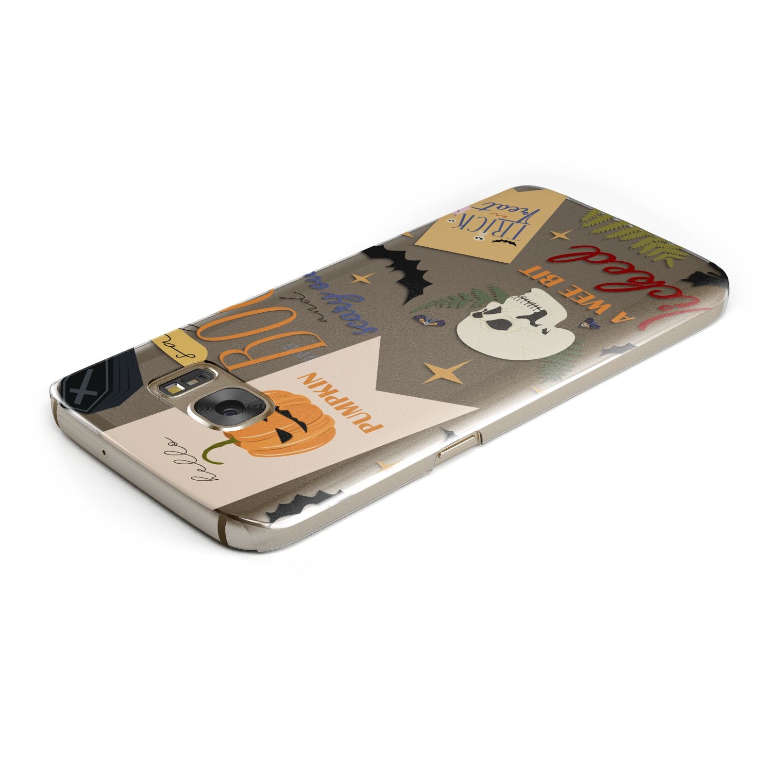 Dramatic Halloween Illustrations Samsung Galaxy Case Top Cutout