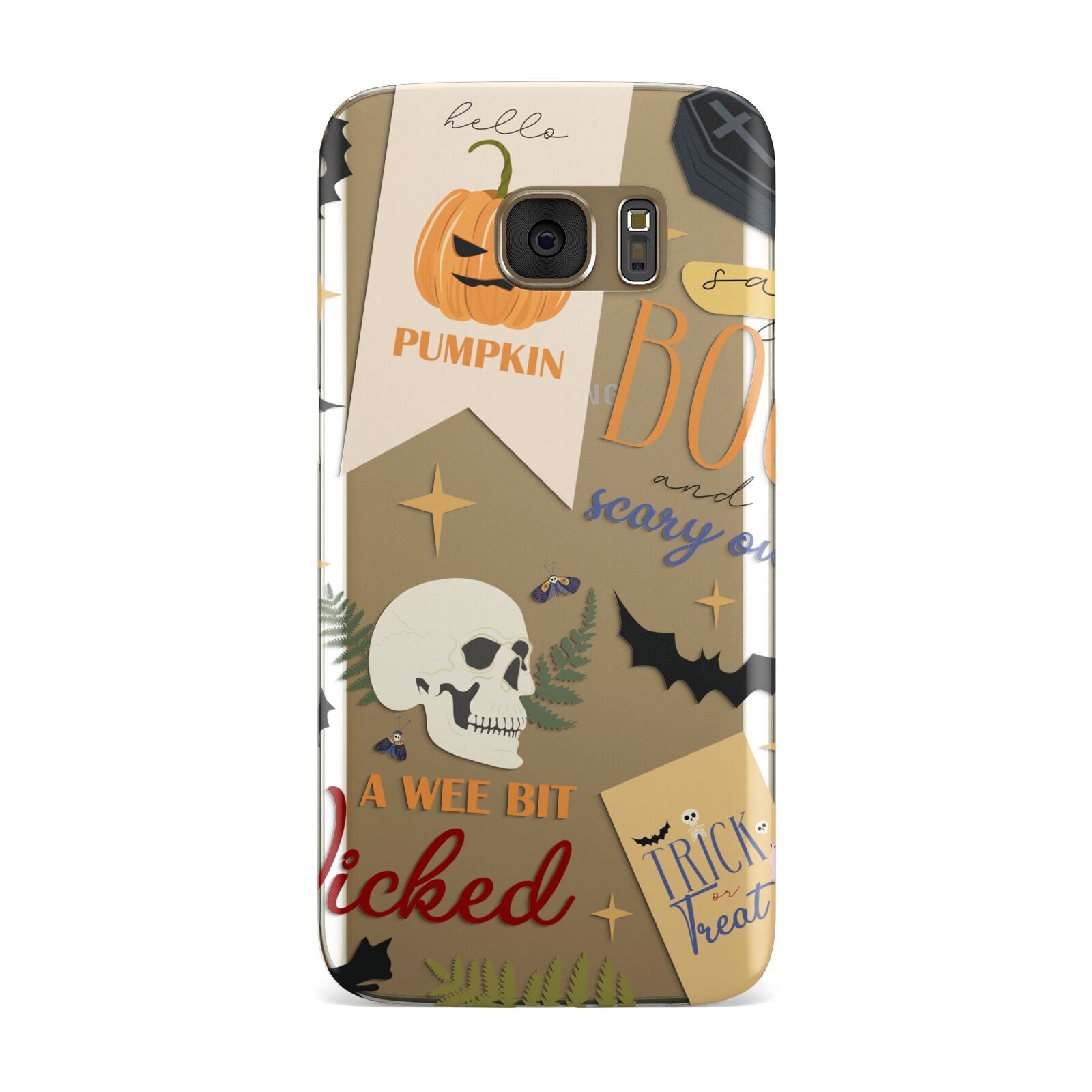 Dramatic Halloween Illustrations Samsung Galaxy Case