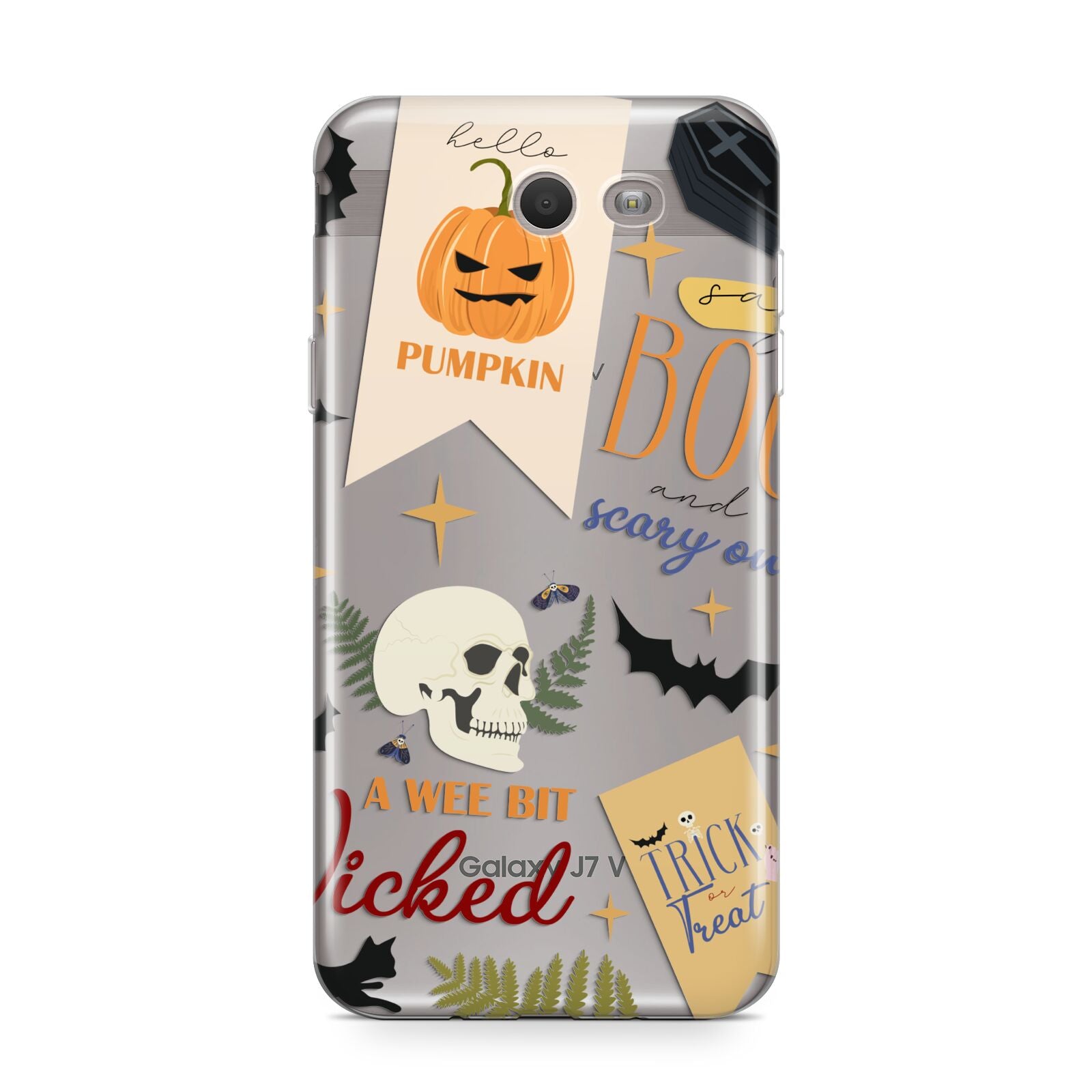 Dramatic Halloween Illustrations Samsung Galaxy J7 2017 Case