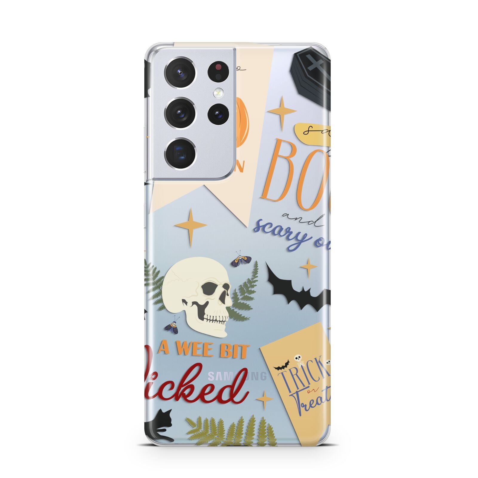 Dramatic Halloween Illustrations Samsung S21 Ultra Case