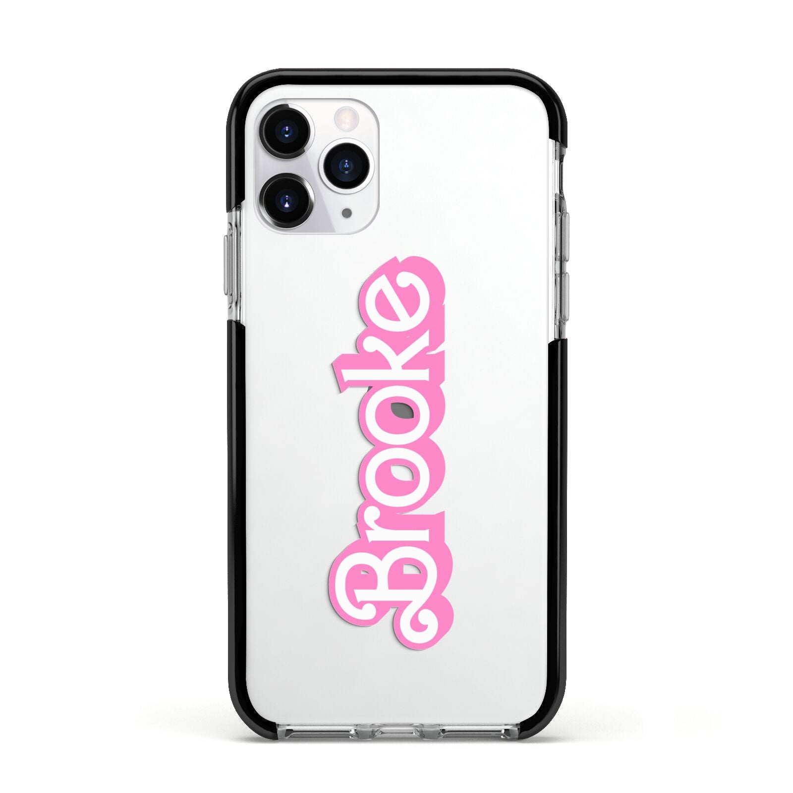 Dream Name Apple iPhone 11 Pro in Silver with Black Impact Case