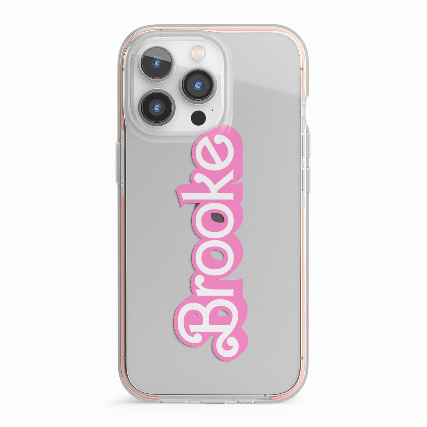 Dream Name iPhone 13 Pro TPU Impact Case with Pink Edges