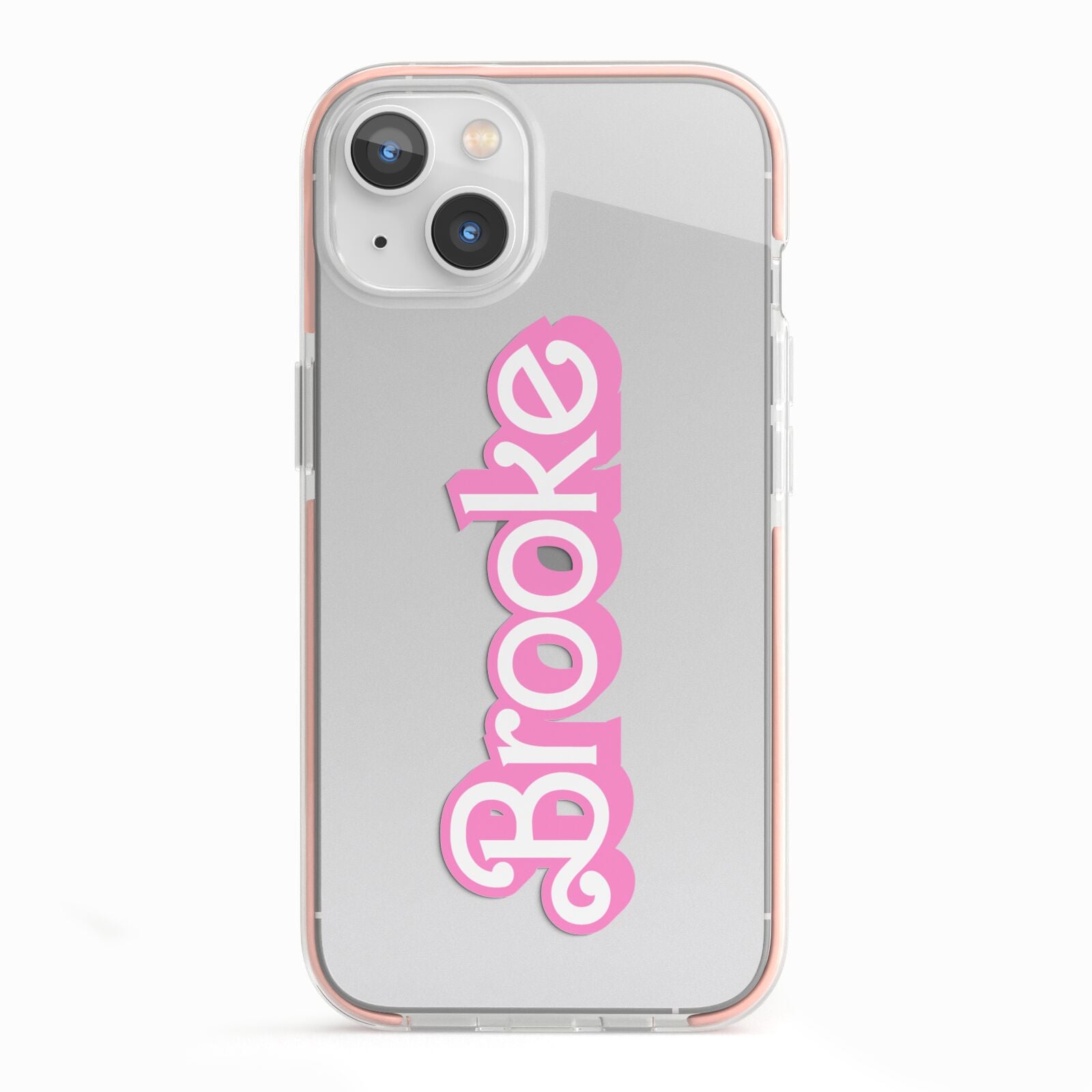 Dream Name iPhone 13 TPU Impact Case with Pink Edges