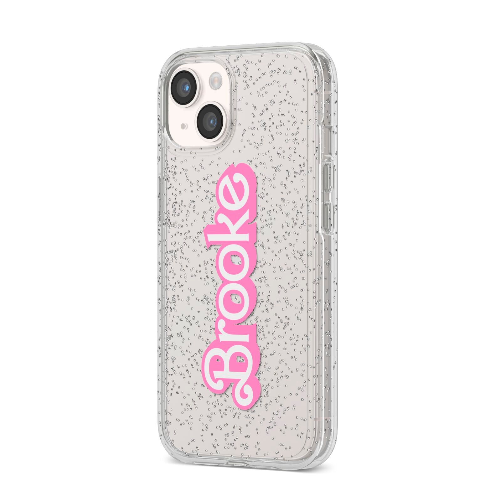 Dream Name iPhone 14 Glitter Tough Case Starlight Angled Image