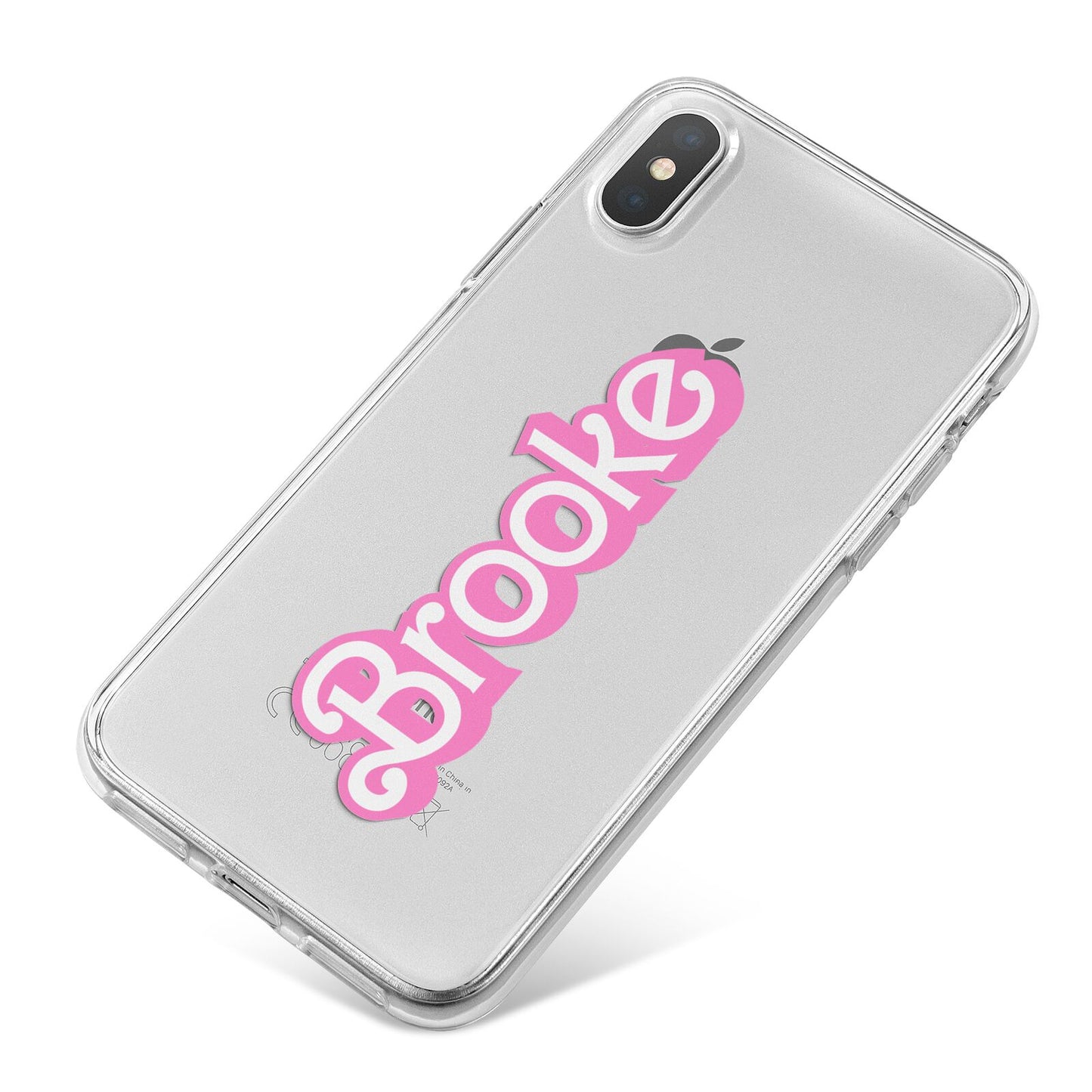 Dream Name iPhone X Bumper Case on Silver iPhone