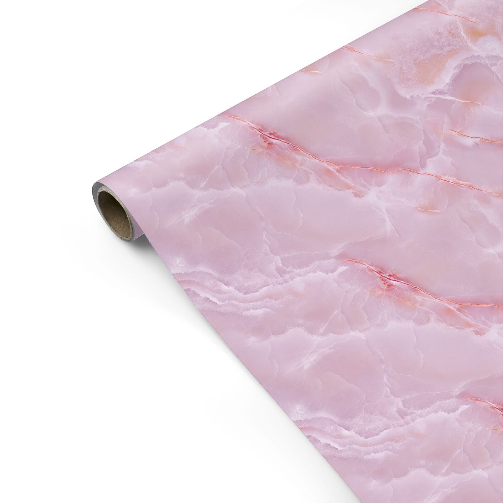 Marble hot pink wrapping paper