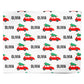 Driving Home Personalised Christmas Personalised Wrapping Paper Alternative