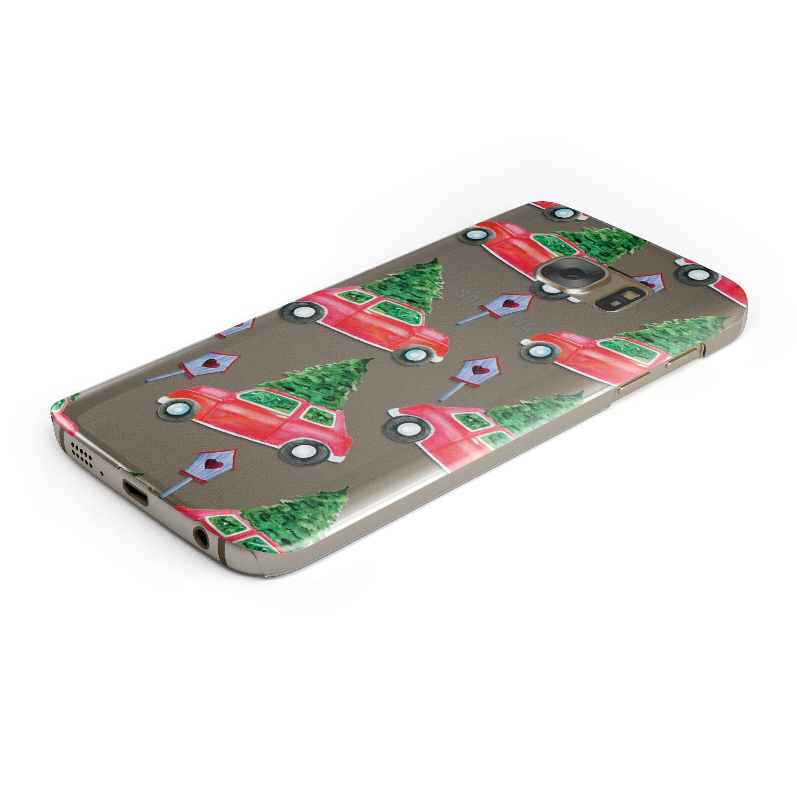 Driving home for Christmas Samsung Galaxy Case Bottom Cutout