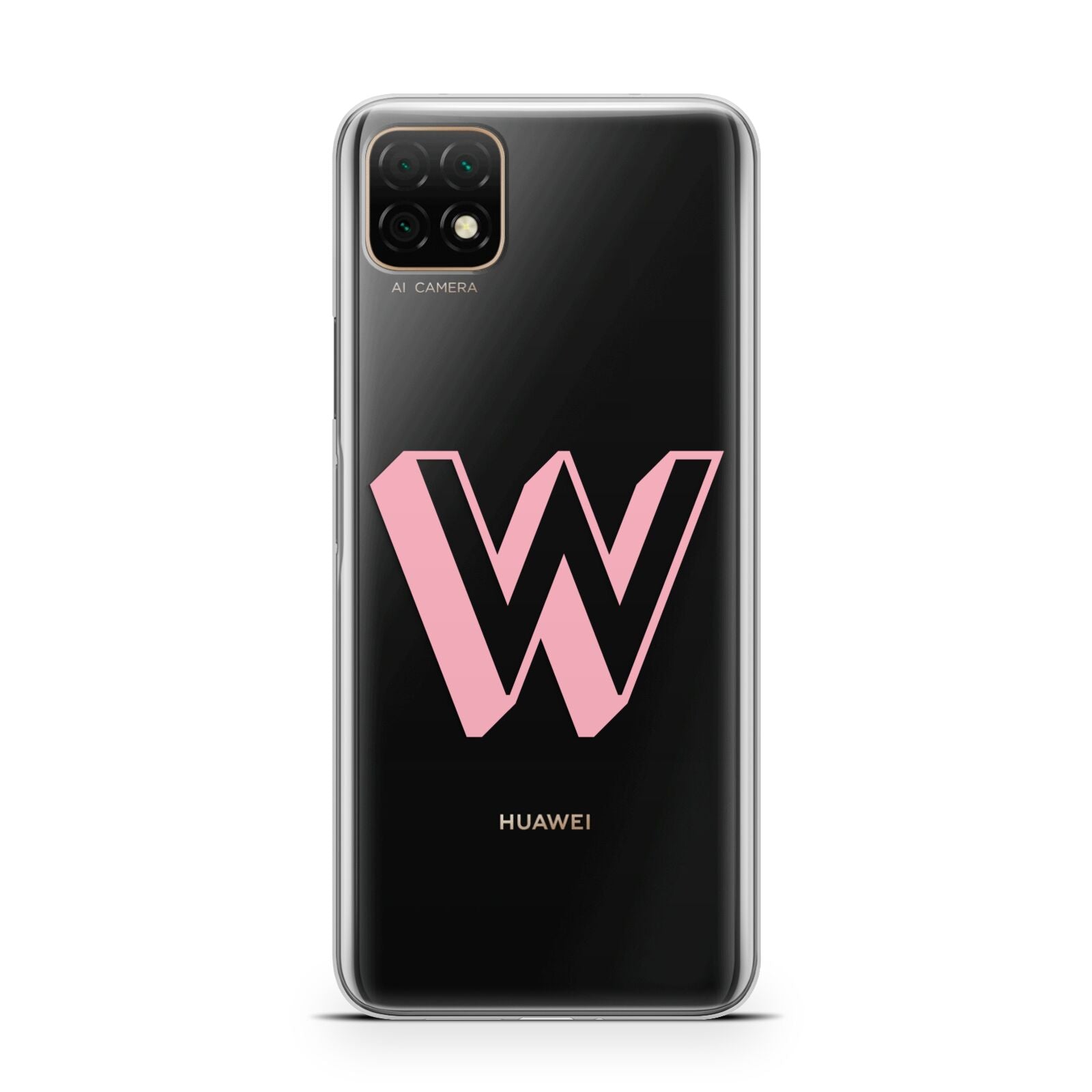 Drop Shadow Initial Huawei Enjoy 20 Phone Case