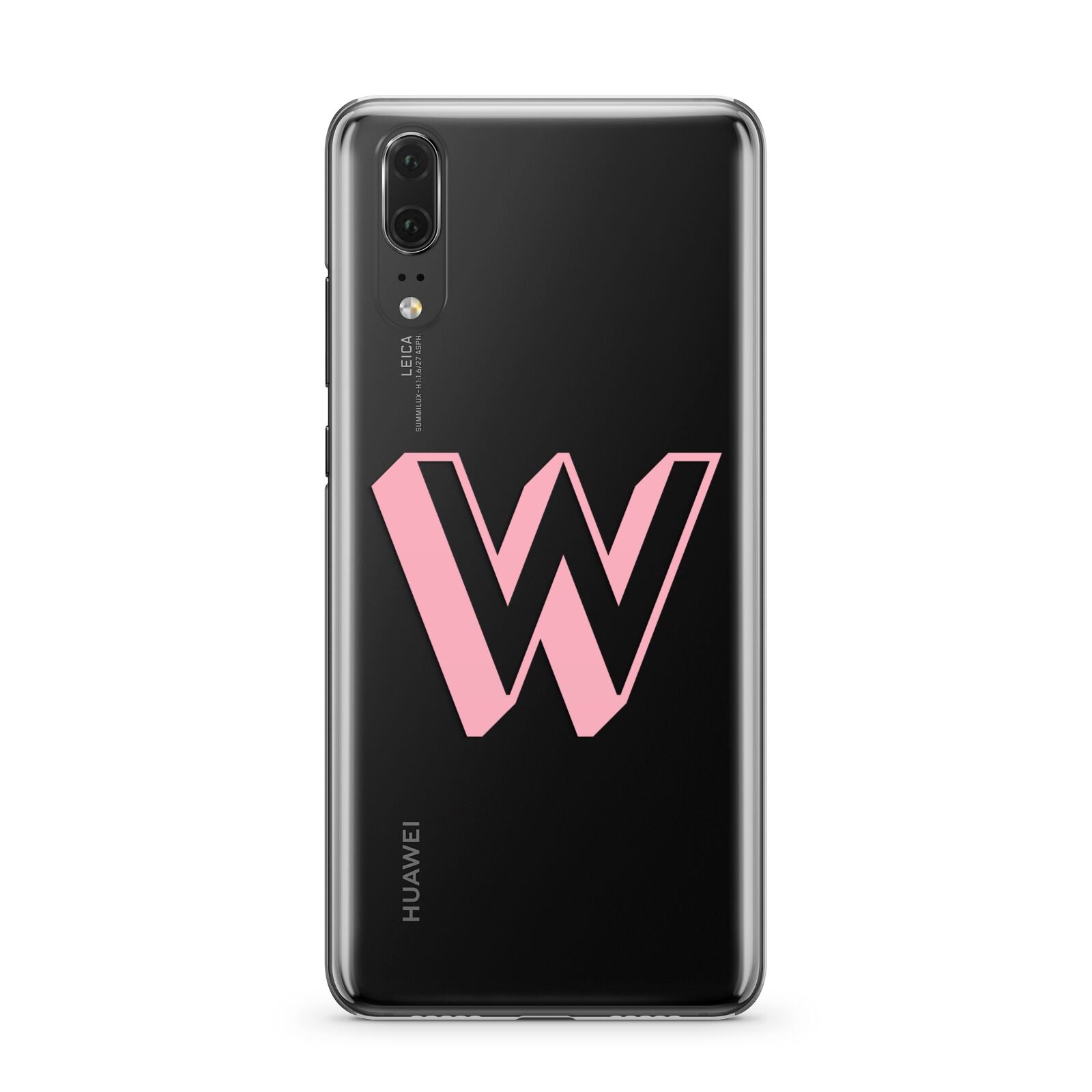 Drop Shadow Initial Huawei P20 Phone Case