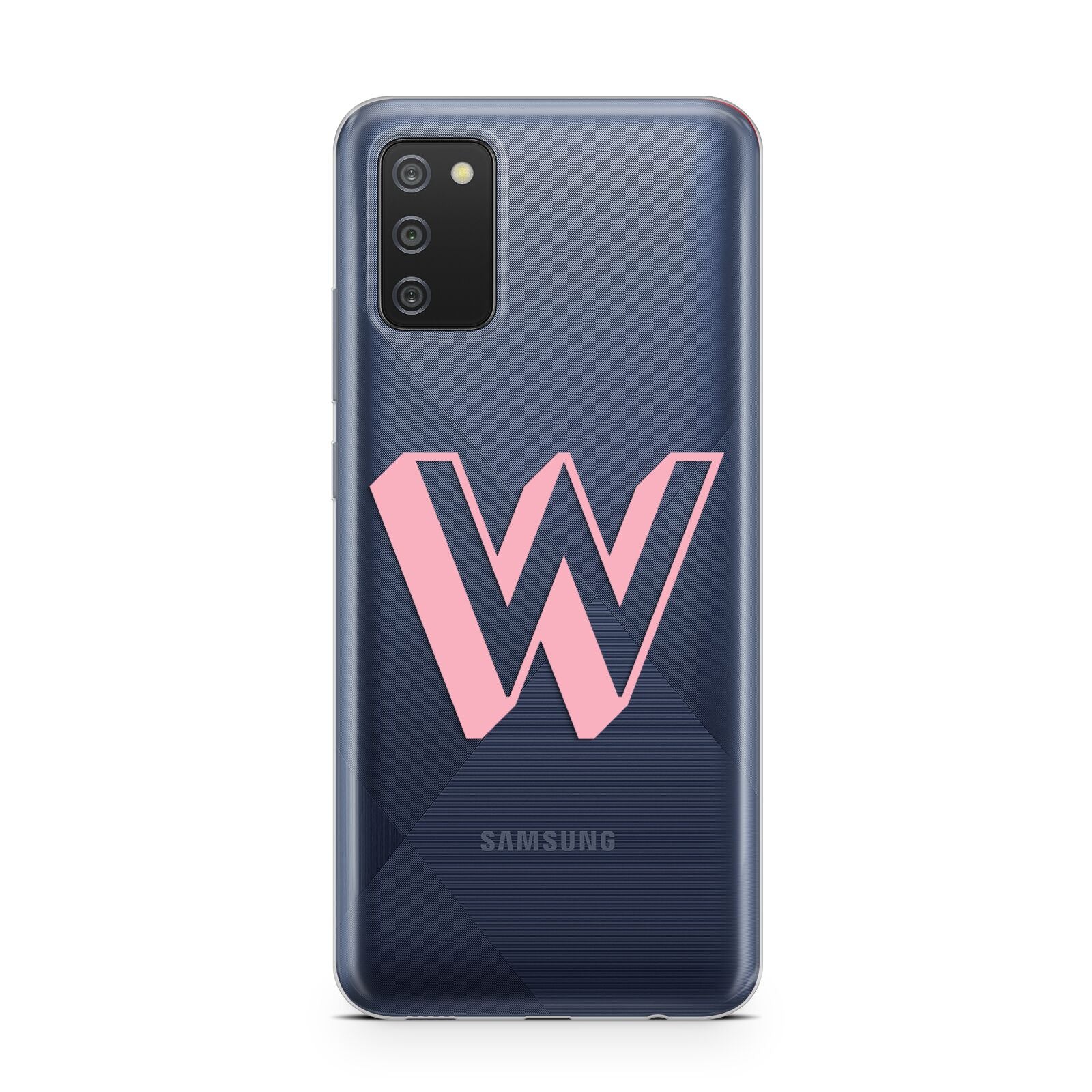 Drop Shadow Initial Samsung A02s Case