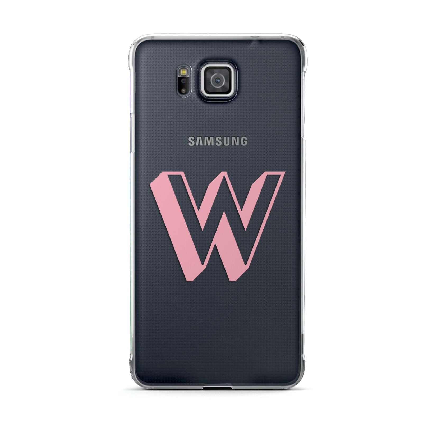 Drop Shadow Initial Samsung Galaxy Alpha Case