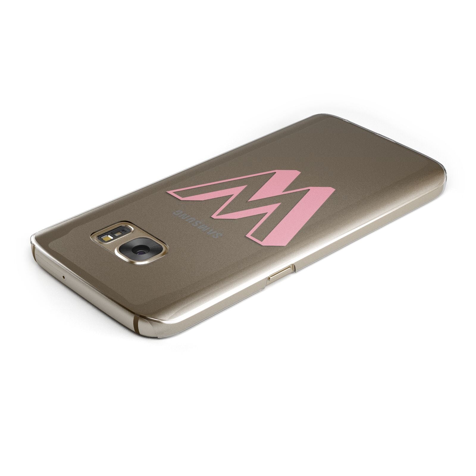 Drop Shadow Initial Samsung Galaxy Case Top Cutout