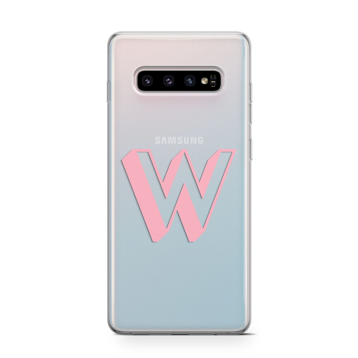 Drop Shadow Initial Samsung Galaxy S10 Case