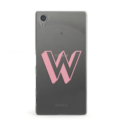 Drop Shadow Initial Sony Xperia Case