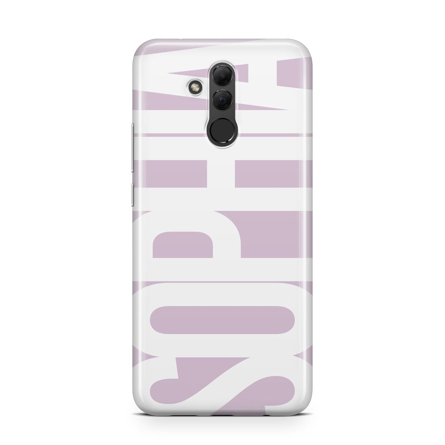 Dusty Pink with Bold White Text Huawei Mate 20 Lite