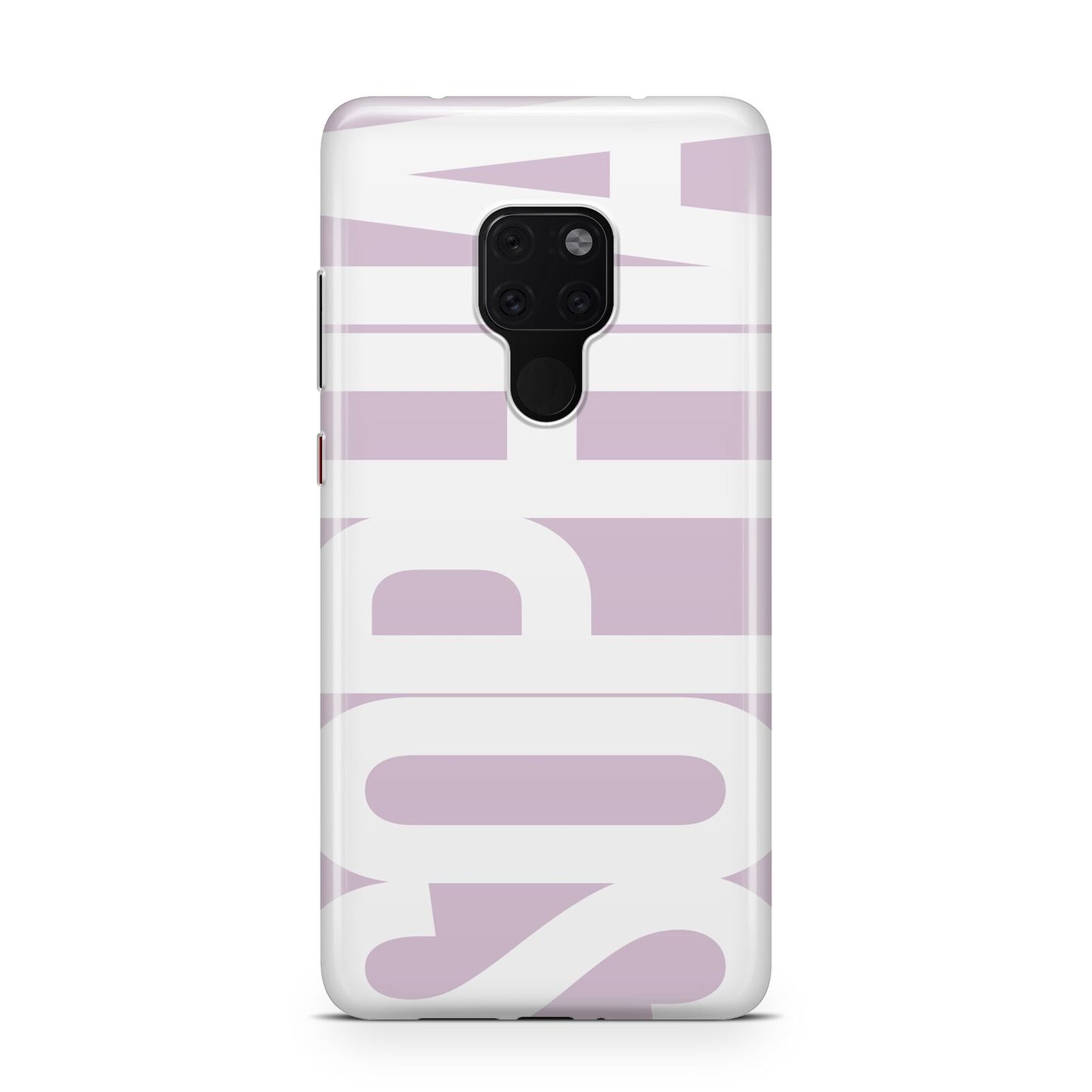 Dusty Pink with Bold White Text Huawei Mate 20 Phone Case