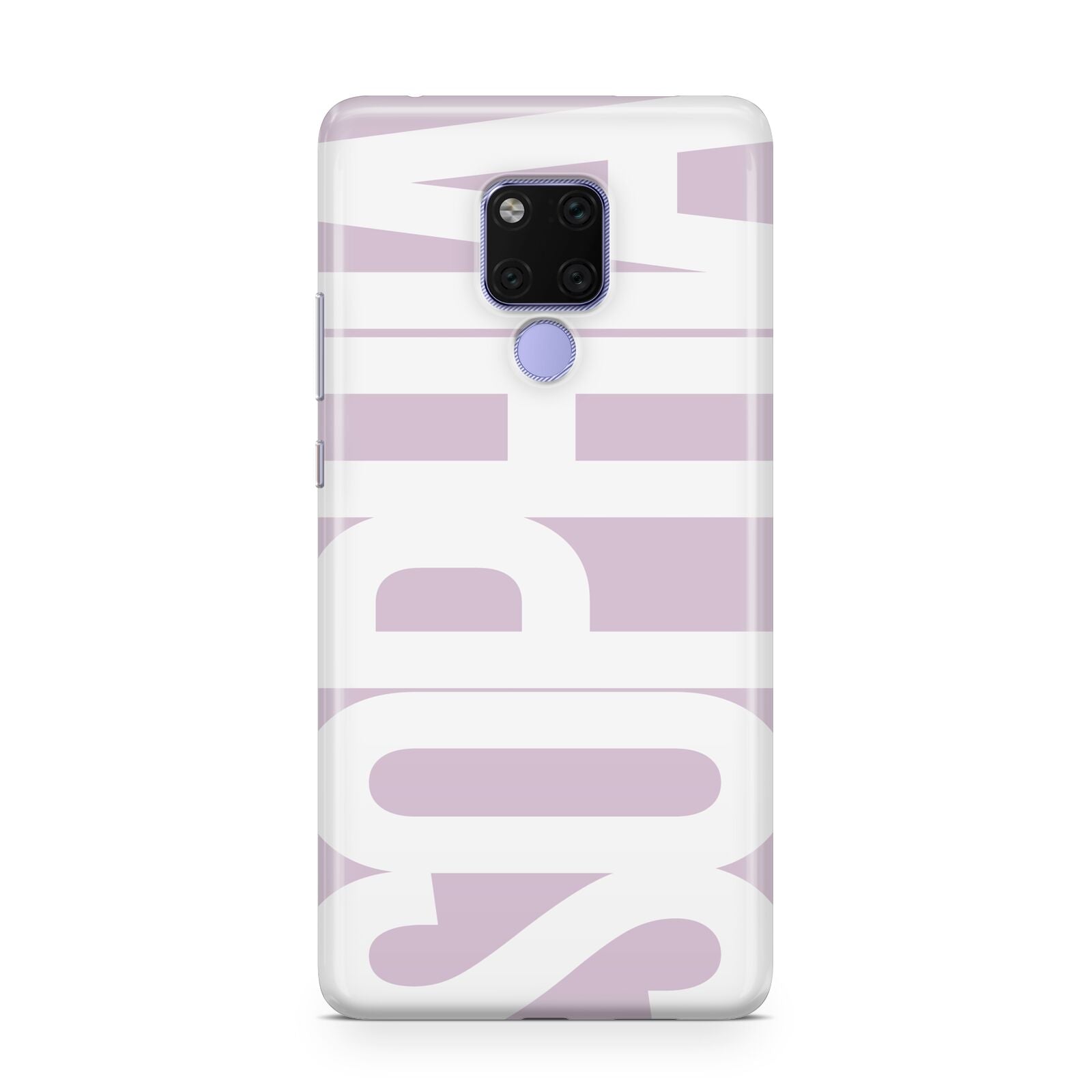 Dusty Pink with Bold White Text Huawei Mate 20X Phone Case