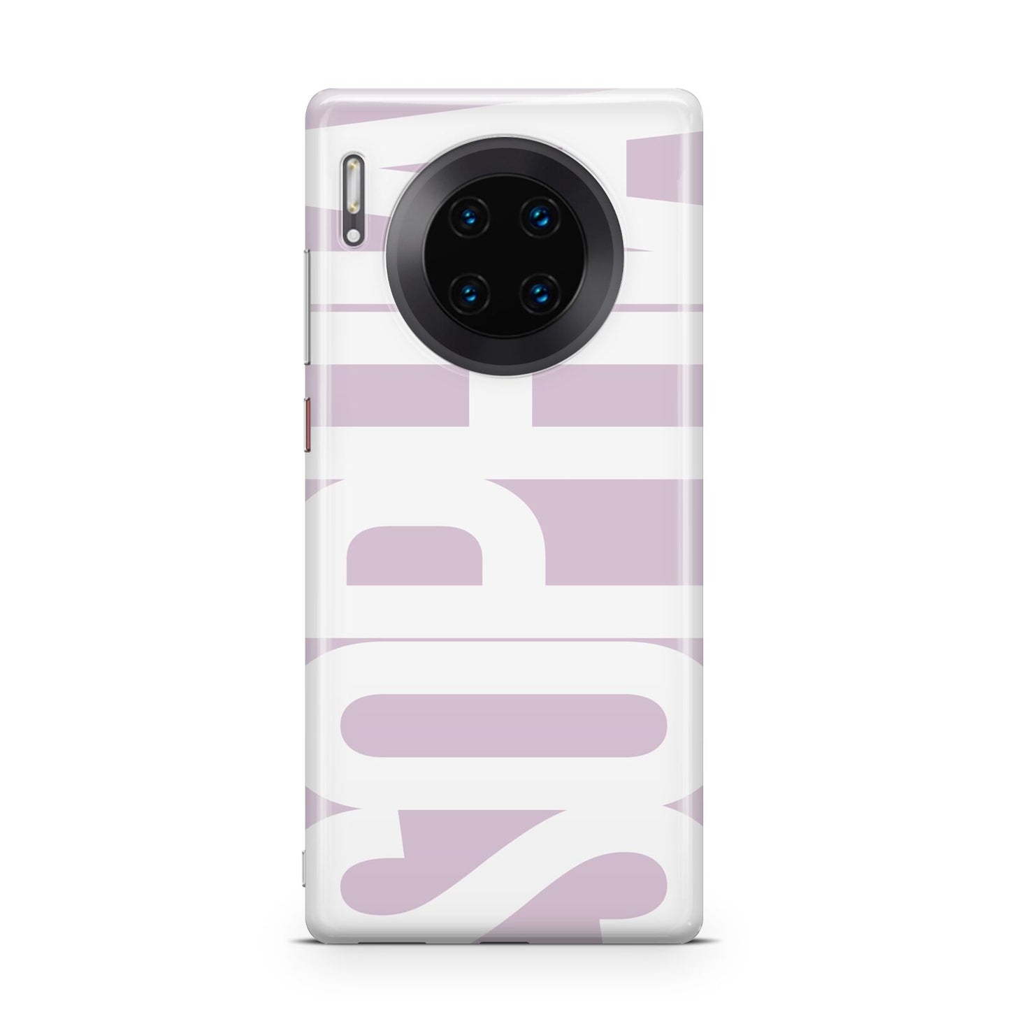 Dusty Pink with Bold White Text Huawei Mate 30 Pro Phone Case