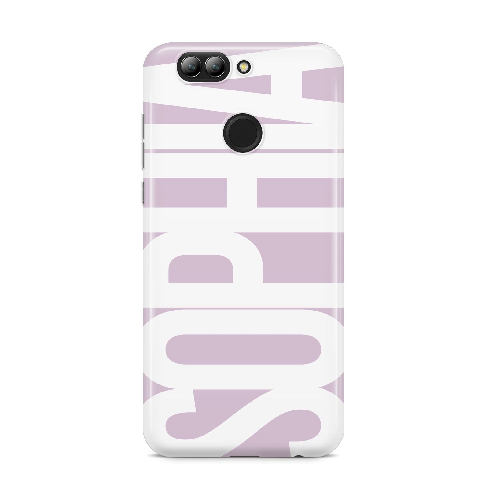 Dusty Pink with Bold White Text Huawei Nova 2s Phone Case