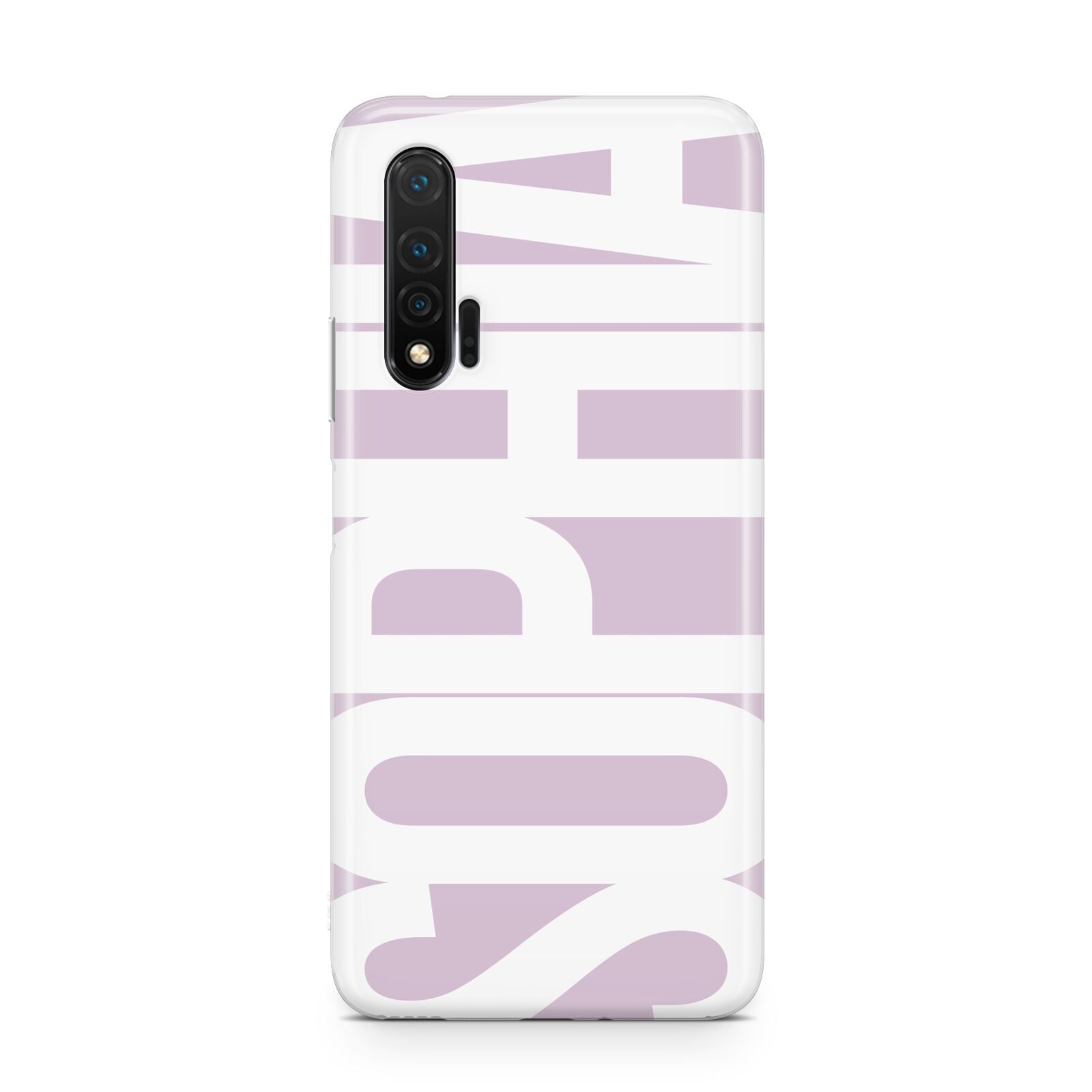 Dusty Pink with Bold White Text Huawei Nova 6 Phone Case