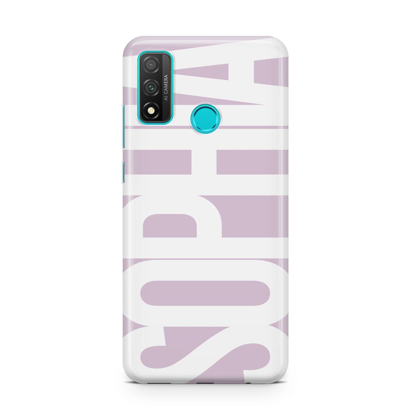 Dusty Pink with Bold White Text Huawei P Smart 2020