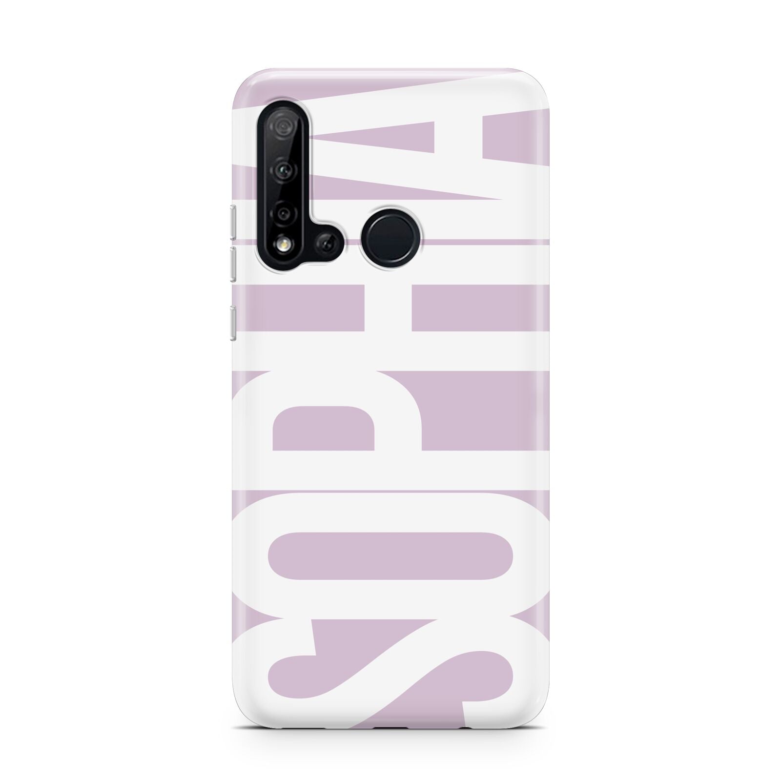 Dusty Pink with Bold White Text Huawei P20 Lite 5G Phone Case