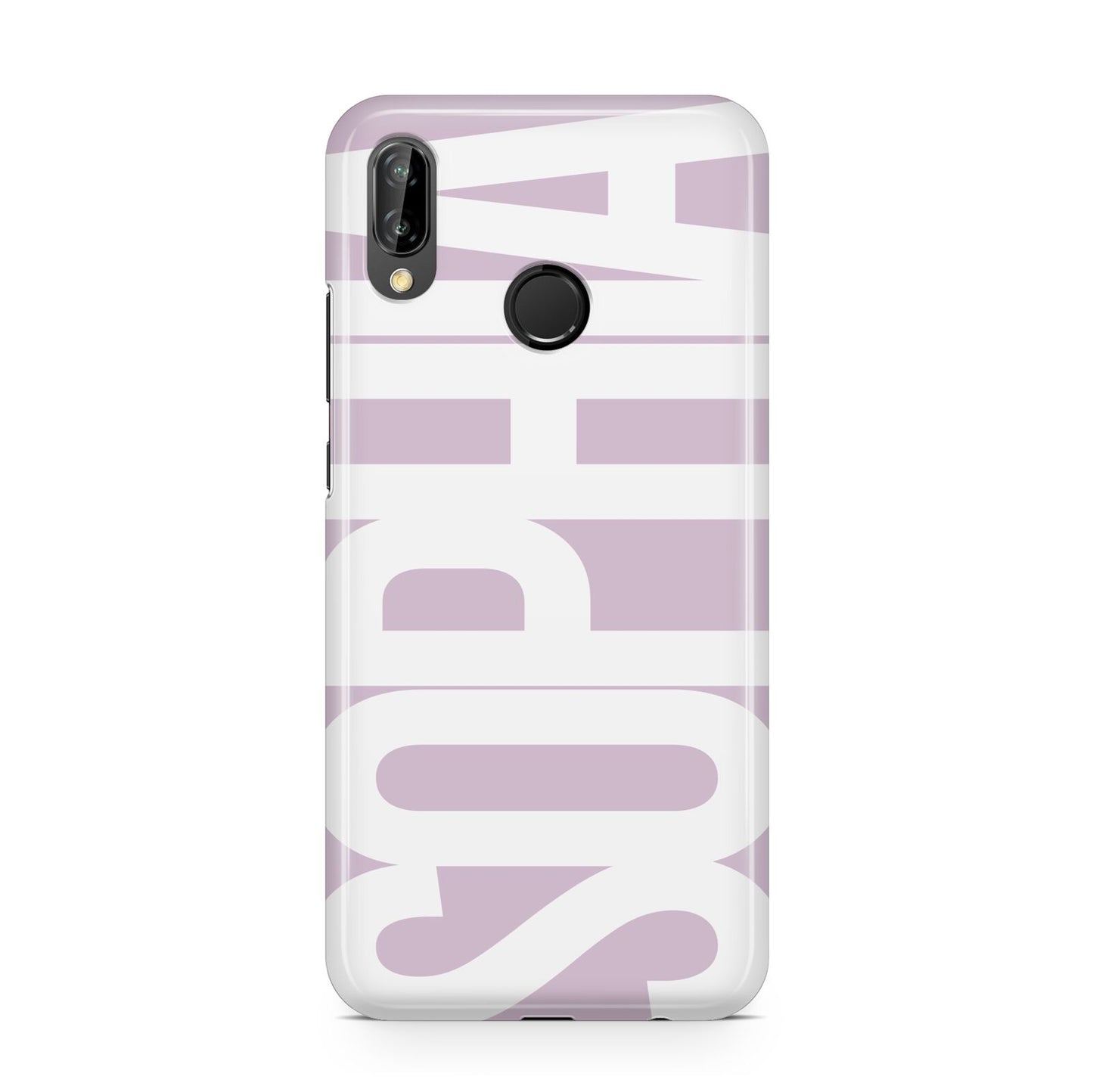 Dusty Pink with Bold White Text Huawei P20 Lite Phone Case