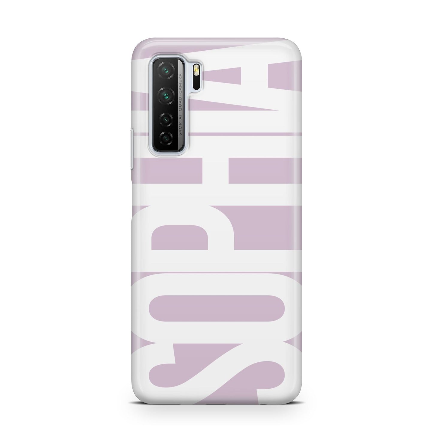 Dusty Pink with Bold White Text Huawei P40 Lite 5G Phone Case