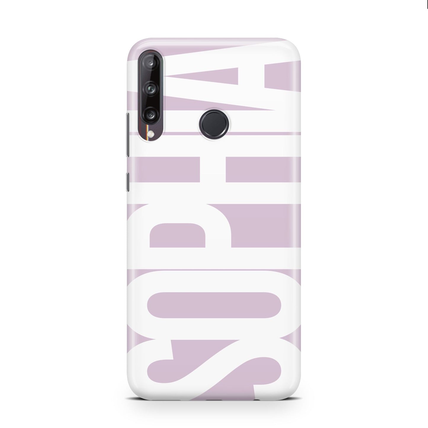 Dusty Pink with Bold White Text Huawei P40 Lite E Phone Case