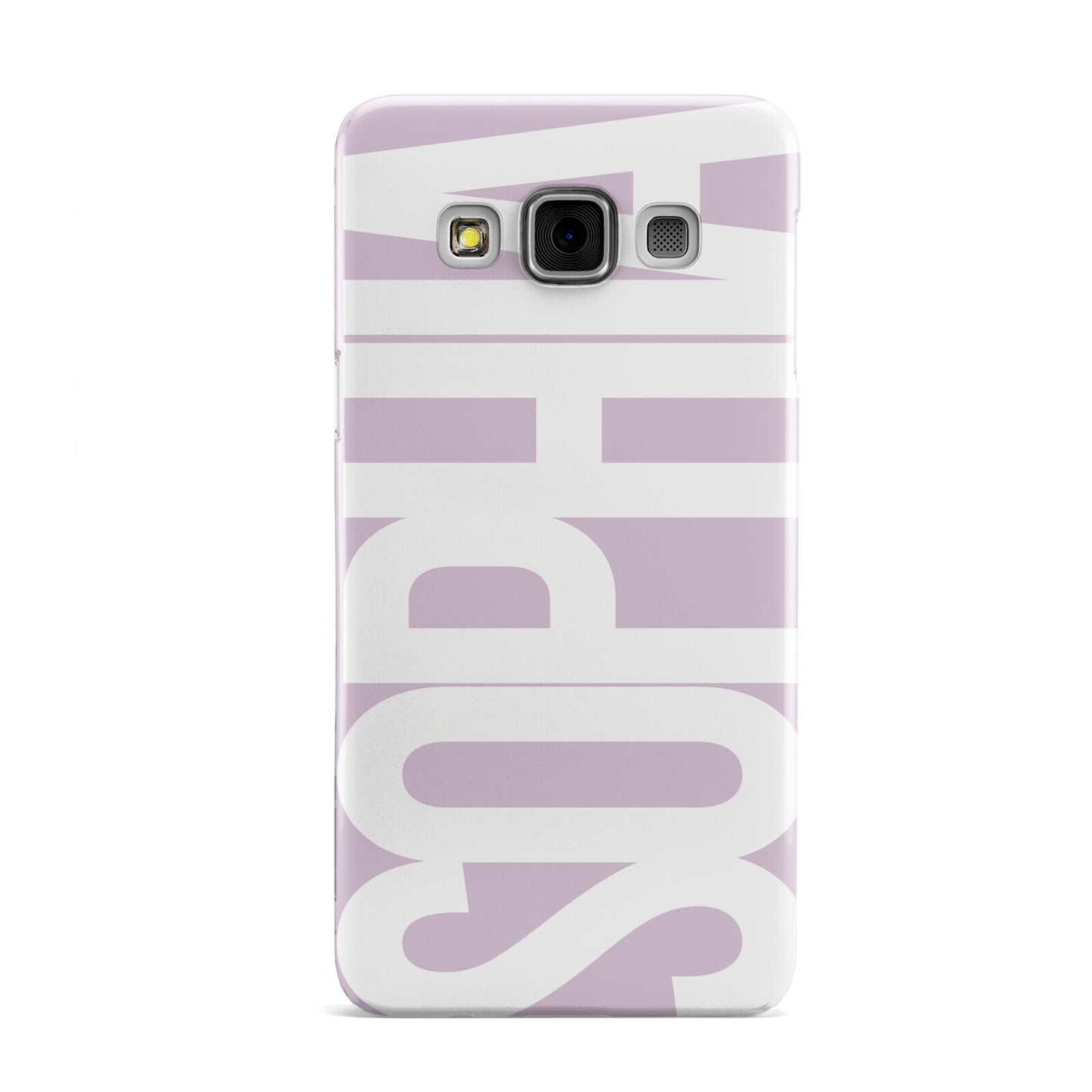 Dusty Pink with Bold White Text Samsung Galaxy A3 Case