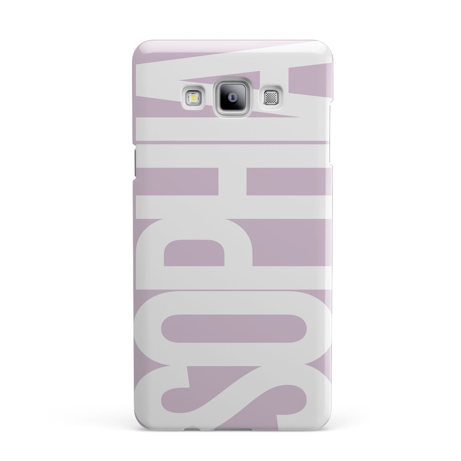 Dusty Pink with Bold White Text Samsung Galaxy A7 2015 Case