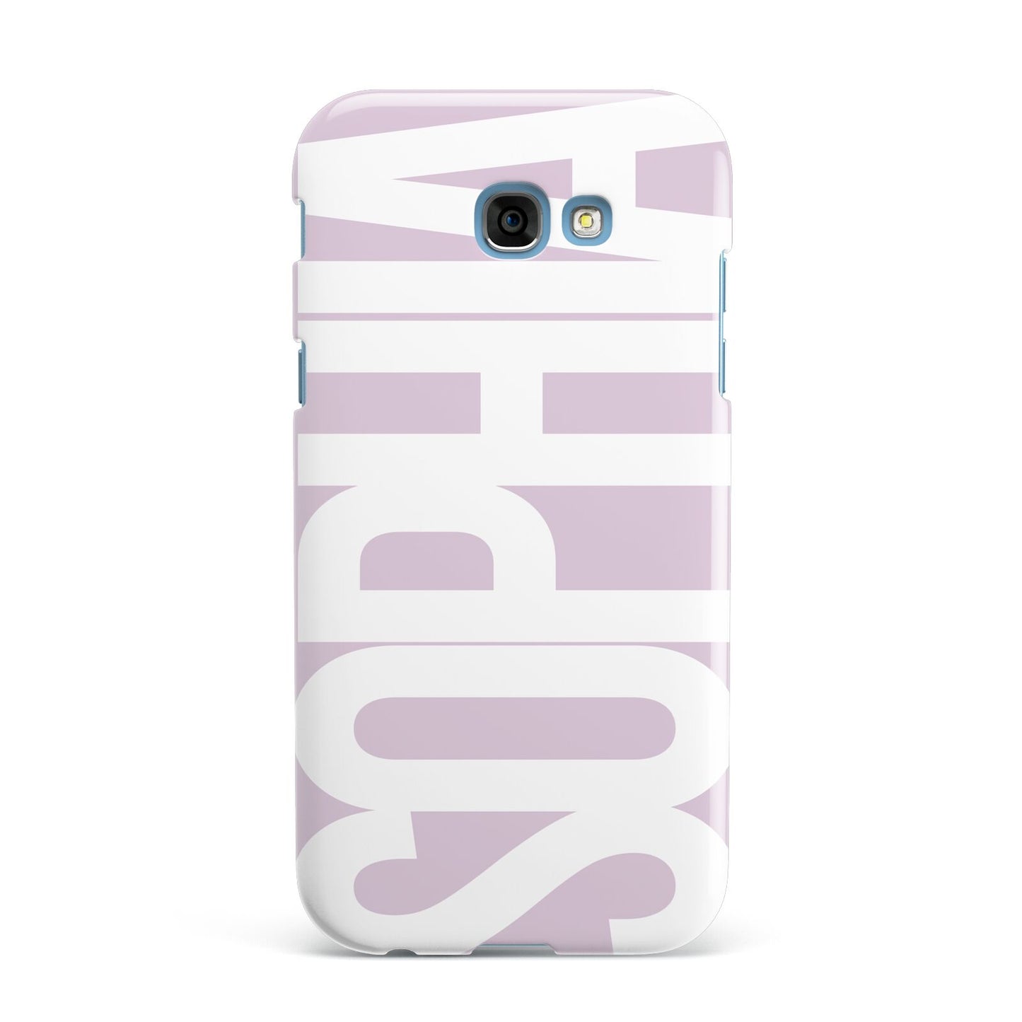 Dusty Pink with Bold White Text Samsung Galaxy A7 2017 Case