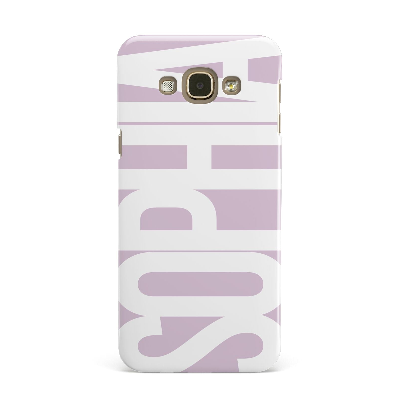 Dusty Pink with Bold White Text Samsung Galaxy A8 Case