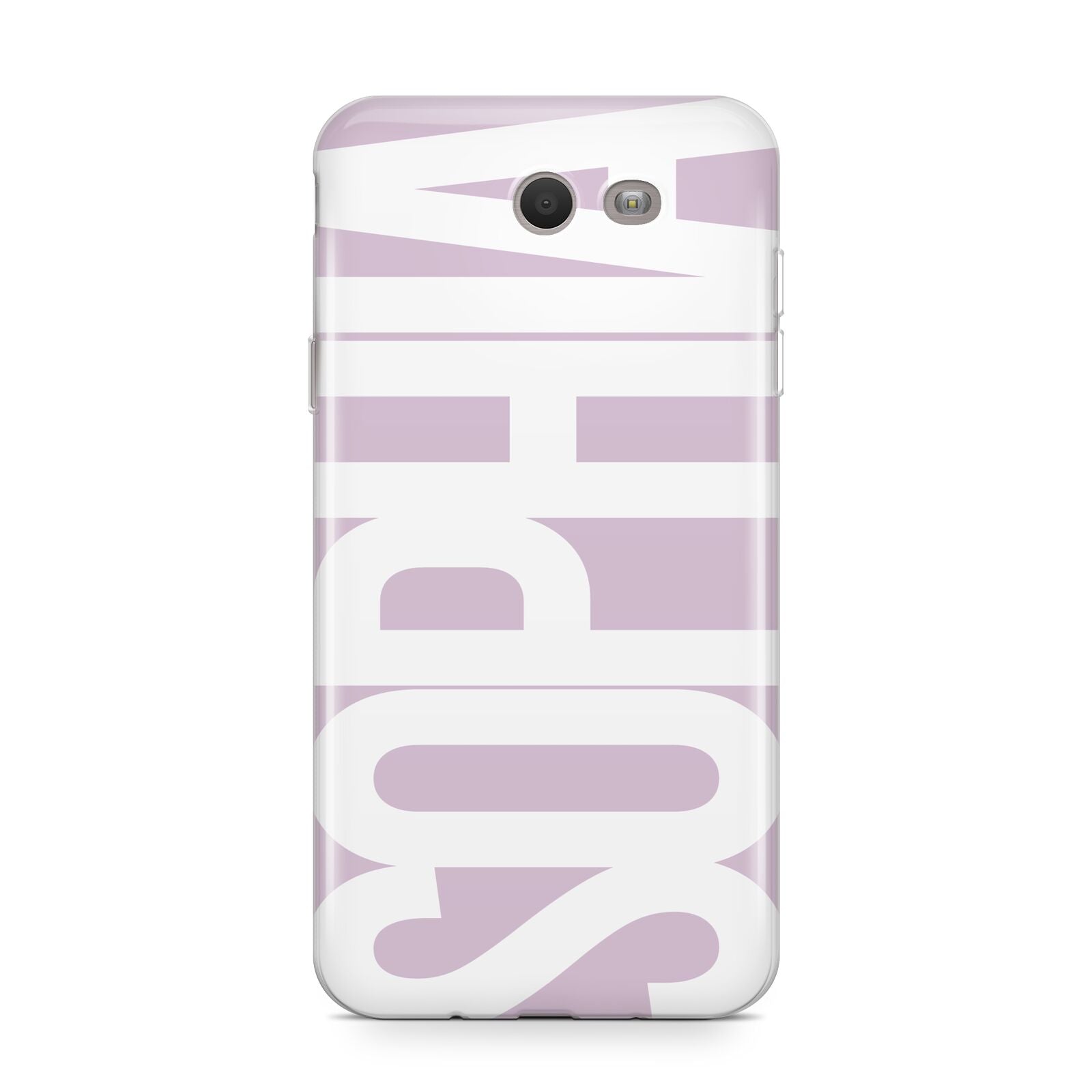 Dusty Pink with Bold White Text Samsung Galaxy J7 2017 Case