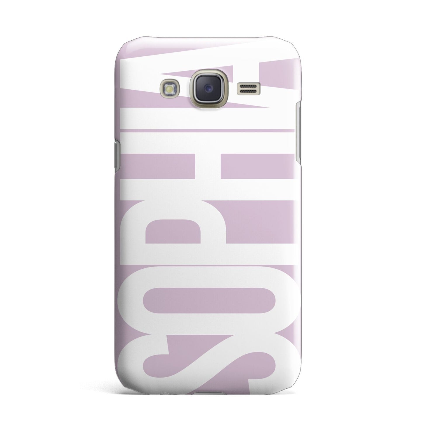 Dusty Pink with Bold White Text Samsung Galaxy J7 Case