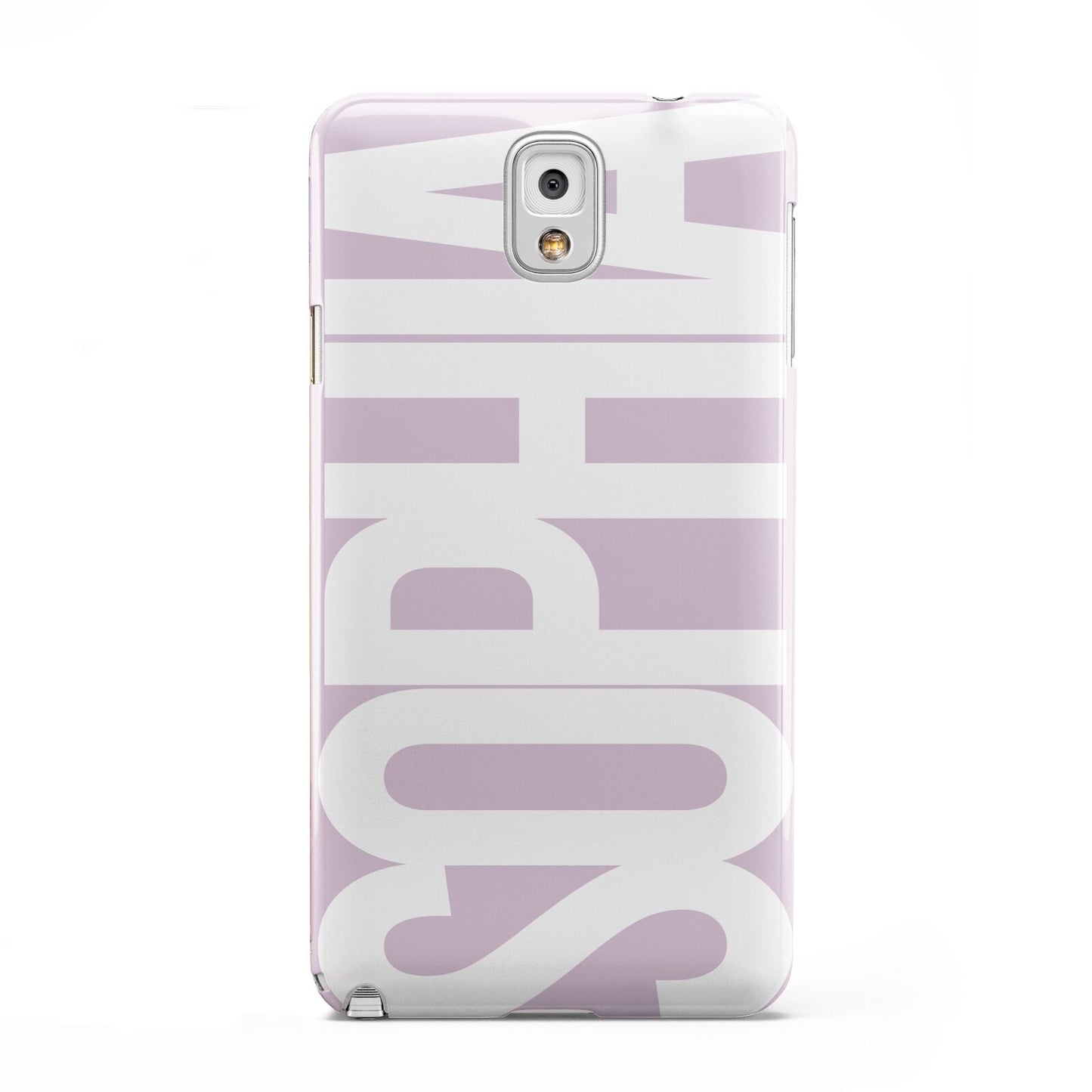 Dusty Pink with Bold White Text Samsung Galaxy Note 3 Case