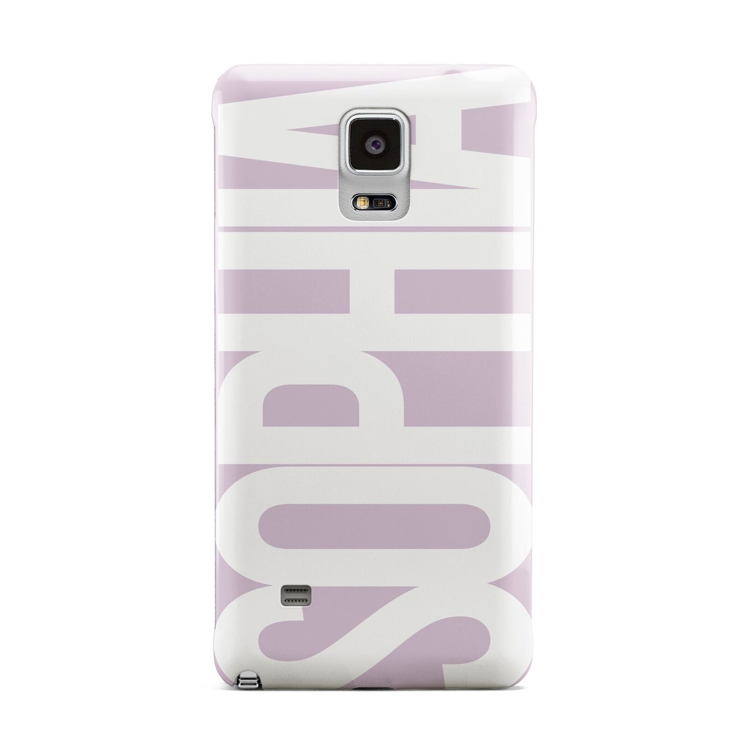 Dusty Pink with Bold White Text Samsung Galaxy Note 4 Case