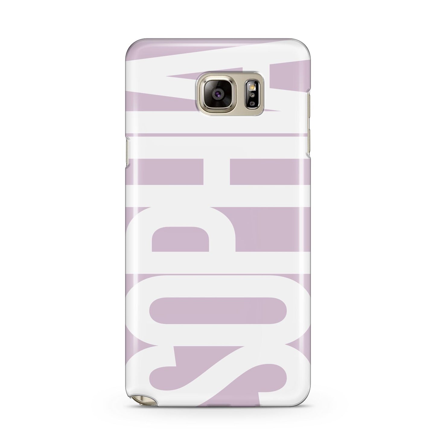 Dusty Pink with Bold White Text Samsung Galaxy Note 5 Case