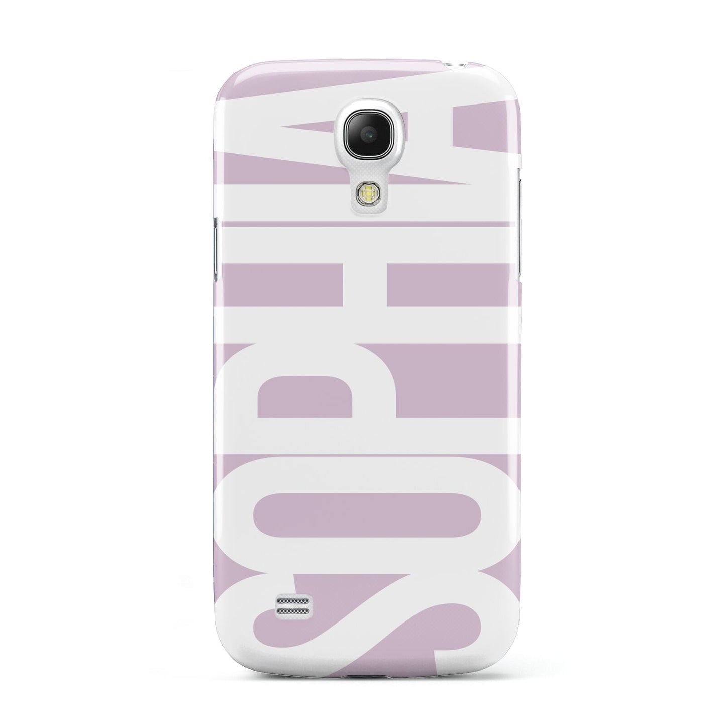 Dusty Pink with Bold White Text Samsung Galaxy S4 Mini Case