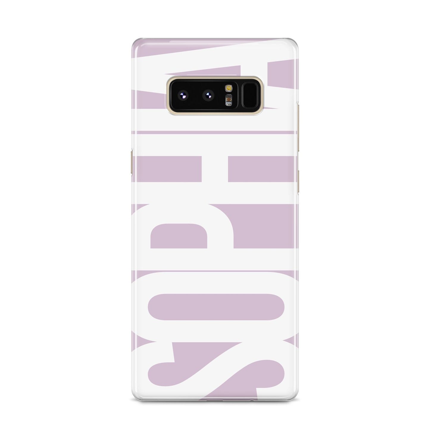 Dusty Pink with Bold White Text Samsung Galaxy S8 Case