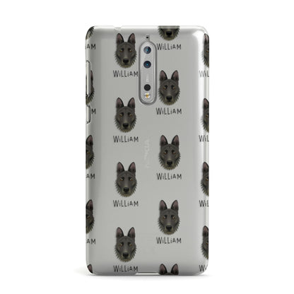 Dutch Shepherd Icon with Name Nokia Case