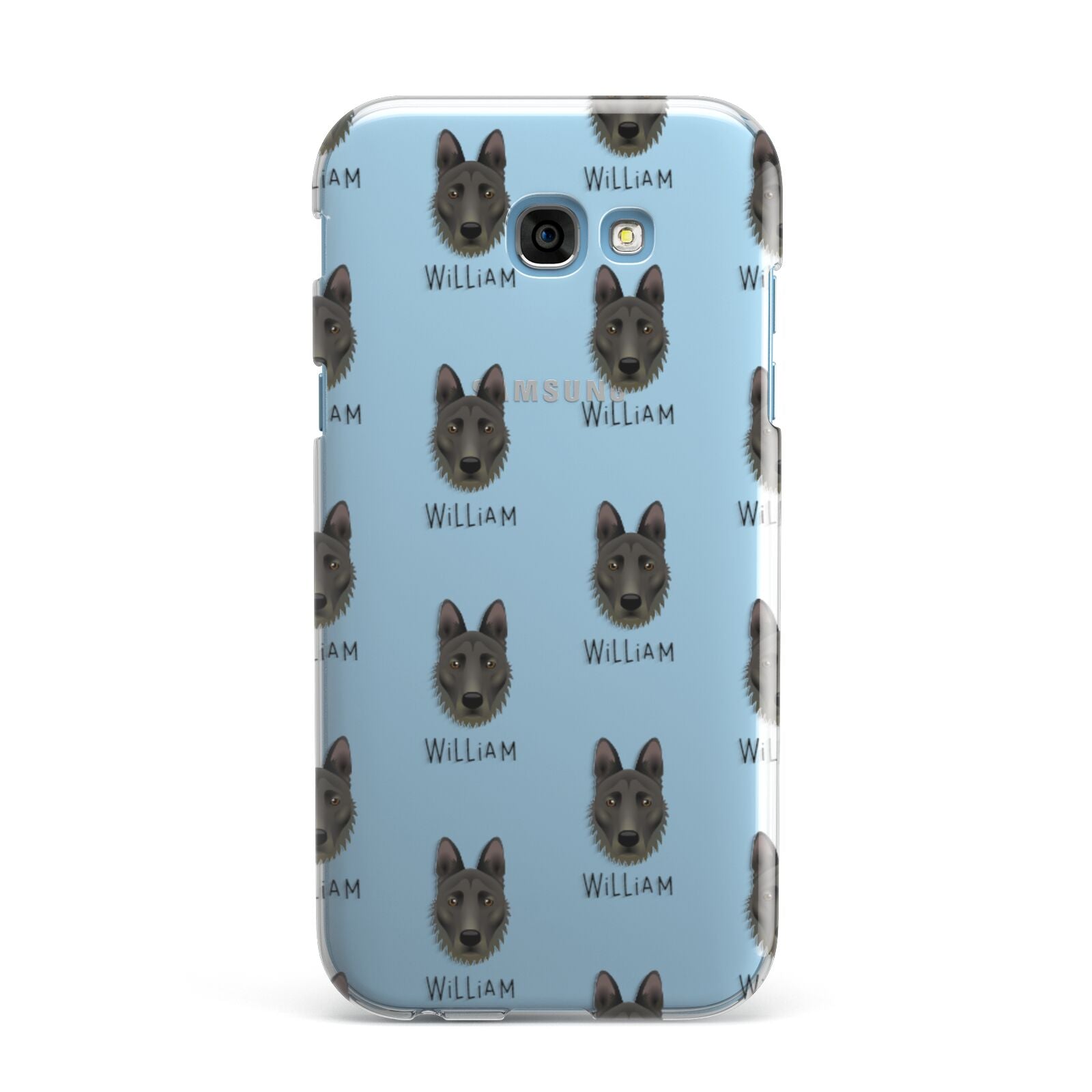 Dutch Shepherd Icon with Name Samsung Galaxy A7 2017 Case