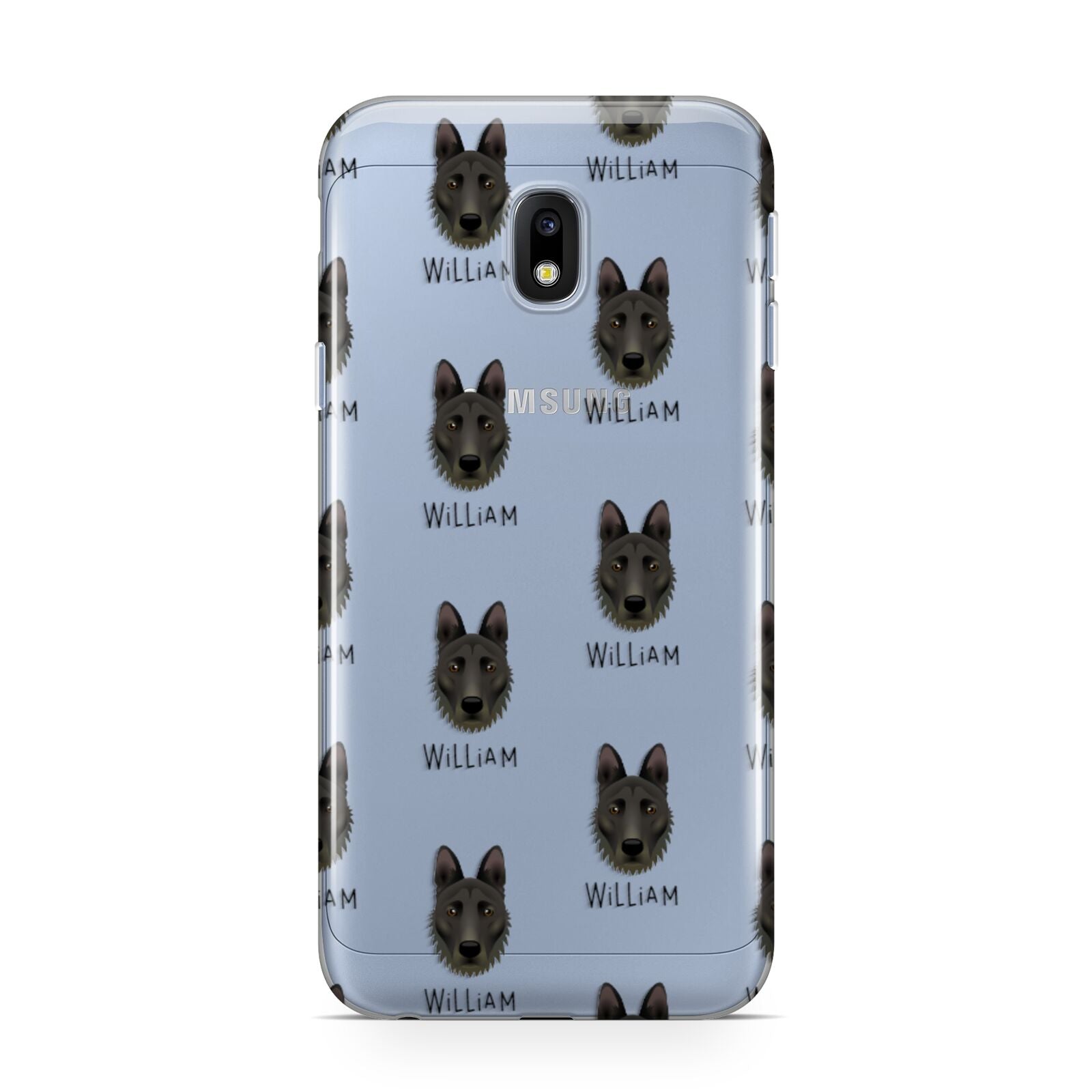 Dutch Shepherd Icon with Name Samsung Galaxy J3 2017 Case