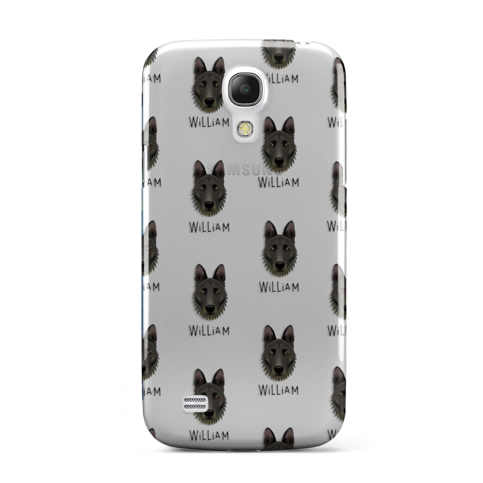 Dutch Shepherd Icon with Name Samsung Galaxy S4 Mini Case