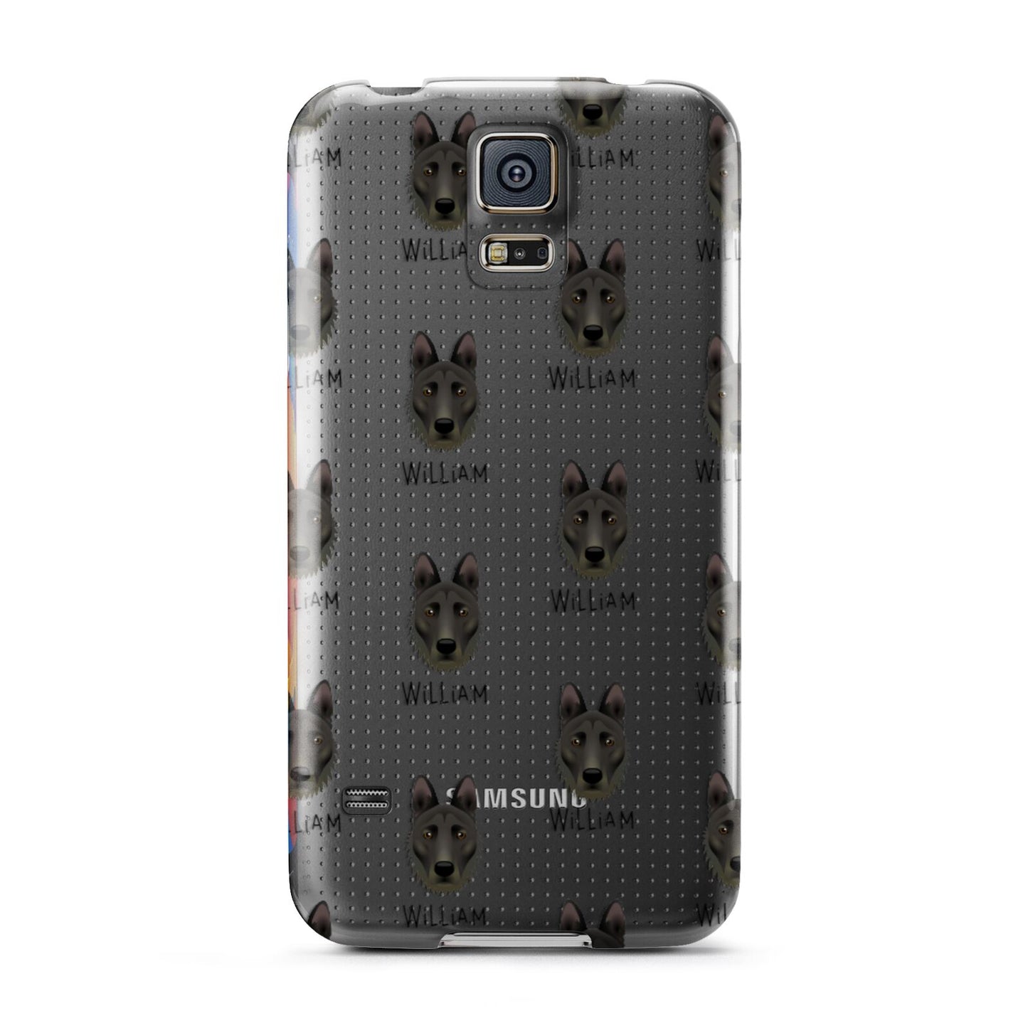 Dutch Shepherd Icon with Name Samsung Galaxy S5 Case